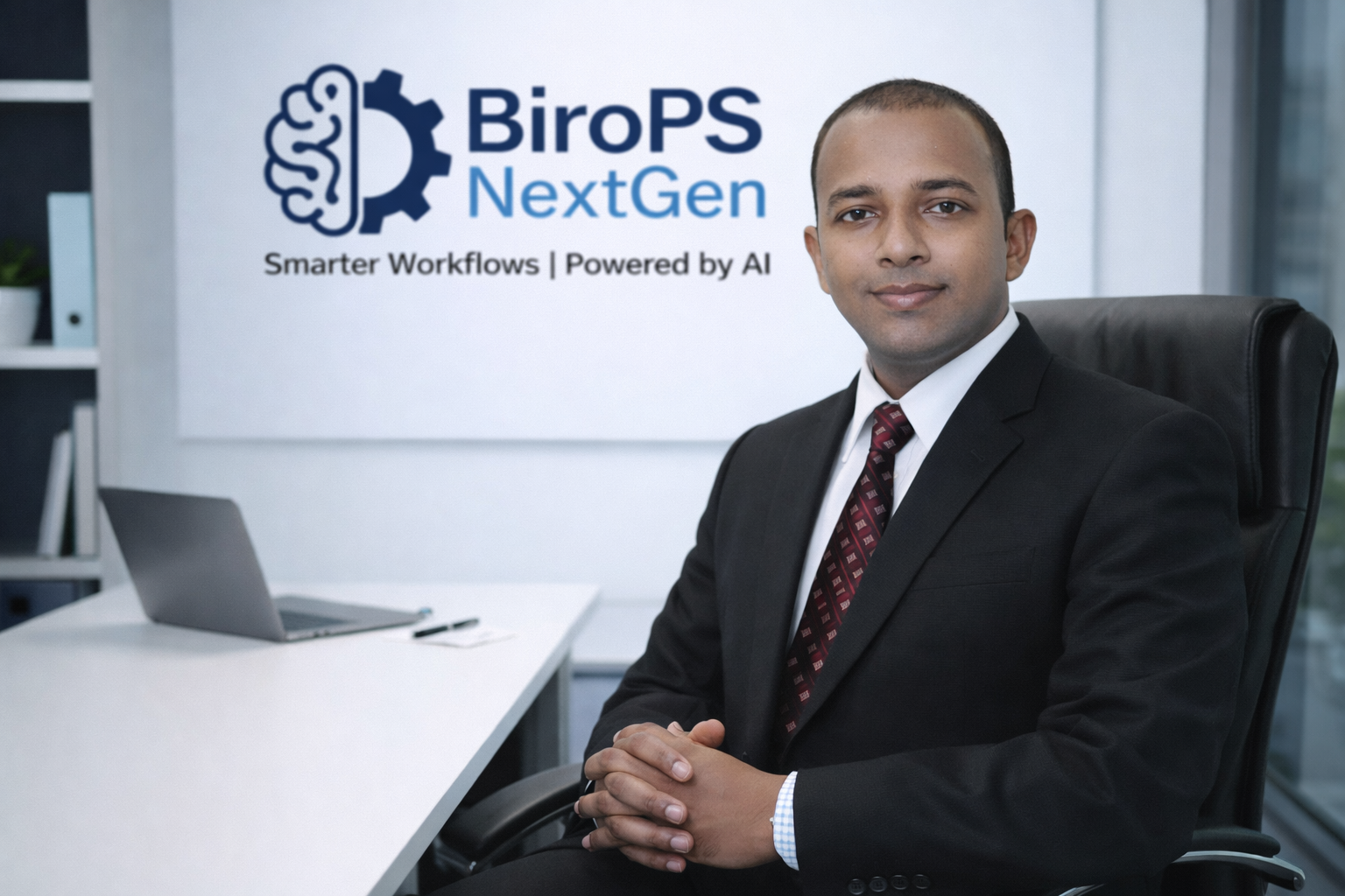 Professional portrait of the founder of BiroPS NextGen